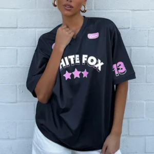 Just Get Along Oversized Jersey Charcoal