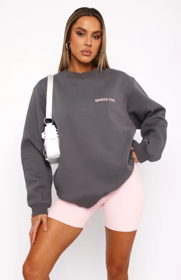 Love Burst Oversized Sweater Volcanic