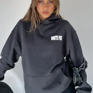 Major Moves Oversized Hoodie Charcoal